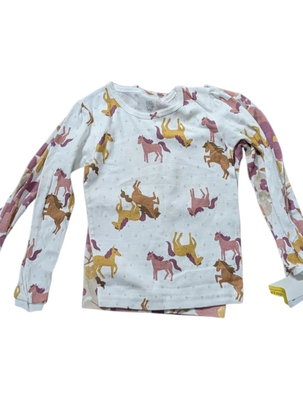 Carter's Girl's Horse Print Set Of 2 Pajama Set - Pink & Yellow Size 4T